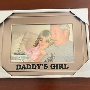 📸🧑🧒 Malden 'Daddy's Girl' Photo Frame 4x6”NWT Great Christmas gift for Dad